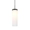 Besa Lighting Friz Cord Pendant, Opal Glossy, Black Finish, 1x75W Incandescent 1JT-FRIZOG-BK - alternate 1